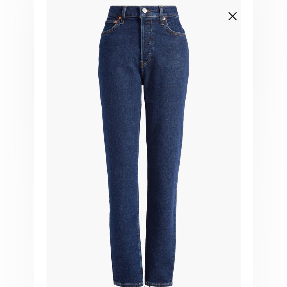 Re/Done High Rise Skinny Jeans